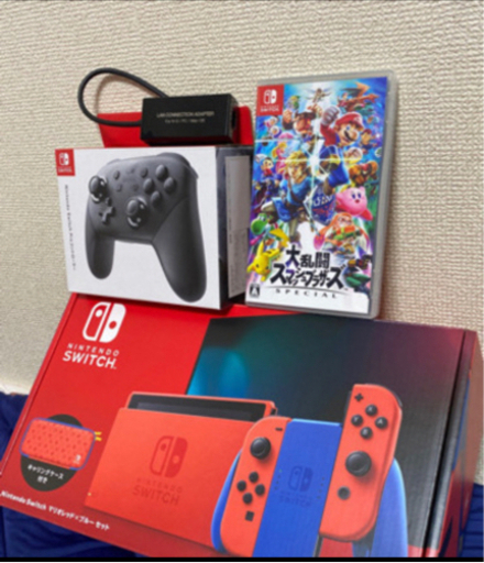 限定！任天堂 Nintendo Switch マリオレッド×ブルー