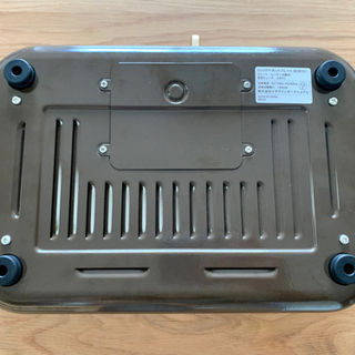 【美品】BRUNO コンパクトホットプレート【BOE021-BR】の画像