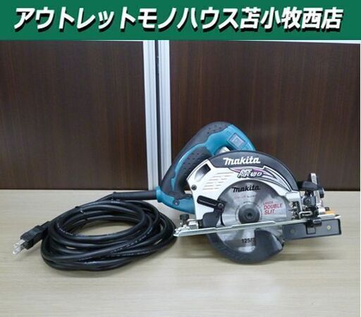 【美品】マキタ 125㎜ 内装マルノコ　5241 100V 7.5A 際切り ライト点灯 コード式 電動工具 内装用 丸ノコ makita 苫小牧西店