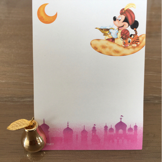 メモカードスタンド  洋梨  ゴールド【中古美品】の画像