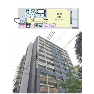 阿波座。初期費用無料。駐車場有り