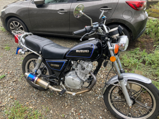 スズキ GN125H 走行距離約10700km マフラー社外品