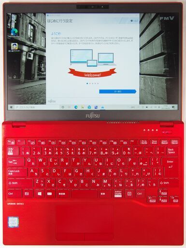 Fujitsu LIFEBOOK UH75/C3 レッド 中古】LIFEBOOK UH75／C3 FMVU75C3R ガーネットレッド 〔Windows 10
