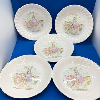ロイヤルバニー　お菓子入れ　プレート5枚セットの画像