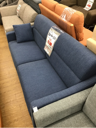 KI-9【ご来店頂ける方限定】ニトリ　N-ポケット　3シーターソファ