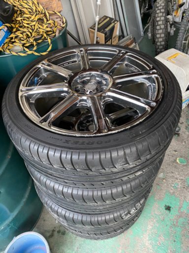 work エモーション？　メッキ　５穴　4本セット