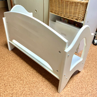 木製★ホワイト飾り棚の画像