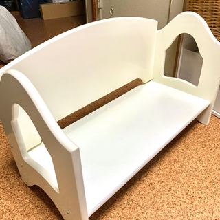 木製★ホワイト飾り棚の画像