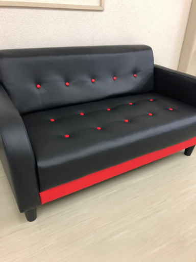 2人掛けソファー張替え済み未使用モダン椅子