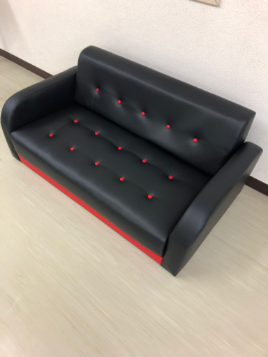 2人掛けソファー張替え済み未使用モダン椅子
