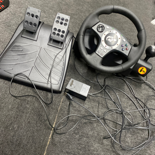 0903010 logitech ハンドル アクセル コントローラー セット