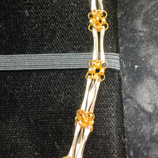 K18/PT850 デザイン ネックレス 居東屋