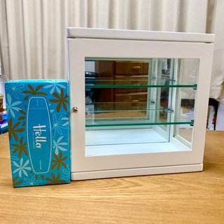 インテリア★コレクションケース★ガラス　鏡の画像