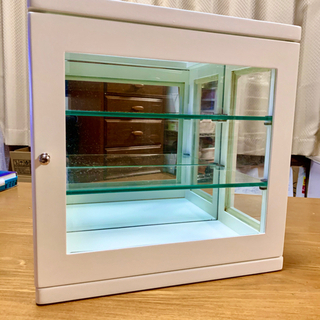 インテリア★コレクションケース★ガラス　鏡の画像
