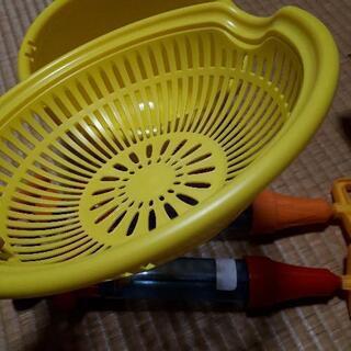 水遊びセット　バケツ　ざる　水鉄砲の画像