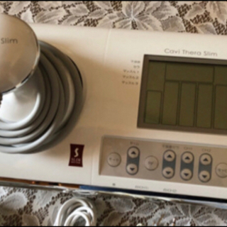 ②美品！キャビセラスリム EMS Cavi thera slim 新品ジェル、新品パッド付 キャビテーション 痩身美容機器の画像