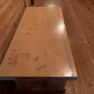 天然木仕様 ローテーブルさしあげます。