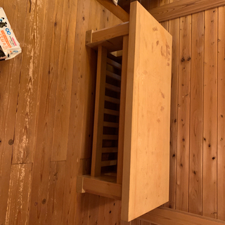 天然木仕様 ローテーブルさしあげます。の画像