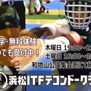 夢中になれるものがここにはある　浜松ITFテコンドークラブの画像