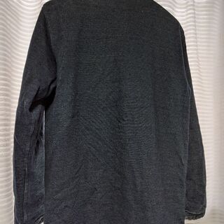 デニム風ジャケット　中オレンジの画像