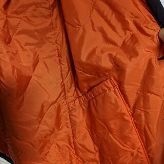デニム風ジャケット　中オレンジの画像