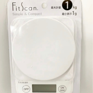 新品未使用 タニタ デジタルクッキングスケール FitScan ...