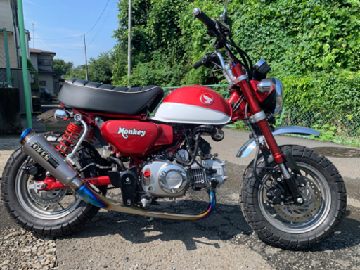 モンキー125！ローダウン ！マフラー！走行距離400キロ！