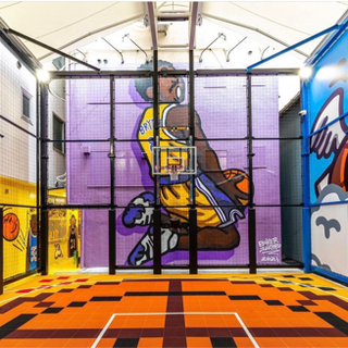 【大阪アメ村】新しく出来たコートでバスケしましょう🏀