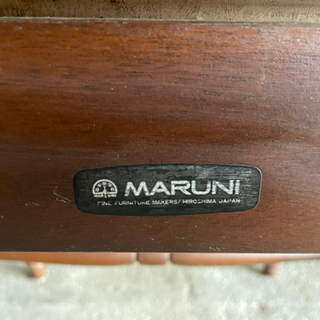 マルニ ダイニングチェア 孔雀マークロゴ 昭和レトロ アンティーク