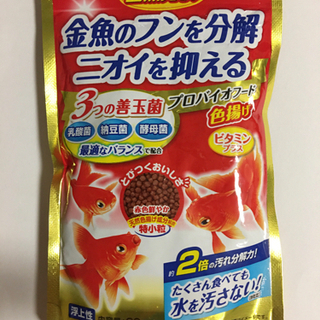 金魚のごはん