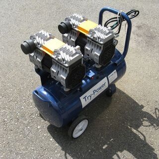 イリイ ２馬力 オイルレスエアーコンプレッサー３９Ｌ TR-303ECの画像
