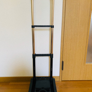 【お譲り先決定】折り畳み伸縮台車　軽量小型　50kgの画像
