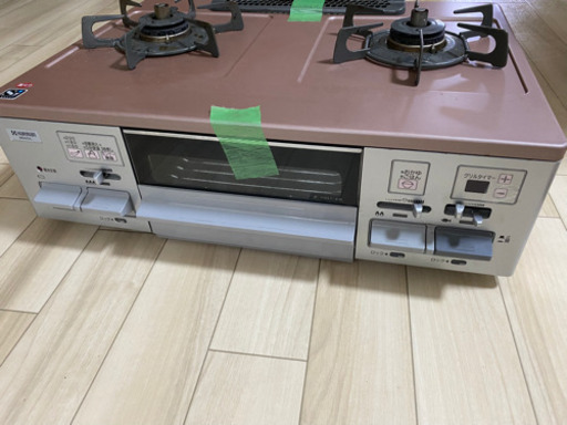 ガスコンロ　2口