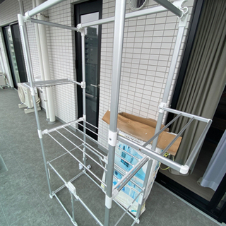ニトリ 大型アルミ室内物干し can-dryの画像