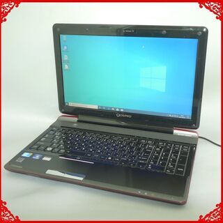 レッド ノートパソコン 中古美品 15.6型ワイド 東芝 dynabook V65/86L Core i3 4GB 500GB Blu-ray 無線 webカメラ Windows10 Office