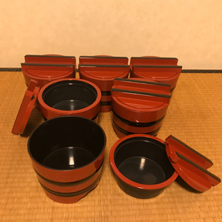 釜揚げうどん容器、天丼や鰻丼重箱、薬味入れ