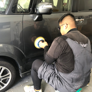 水垢、洗車傷でお困りの方🥺磨き、ガラス系コーティング16500円‼️🎉