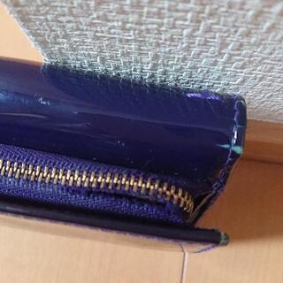 難あり！中古！！財布 紫 トミーヒルフィガー TOMMY HILFIGERの画像