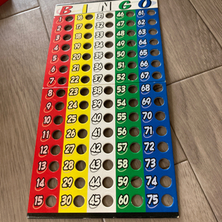 ビンゴゲームの画像