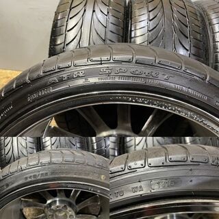 【ATR SPORT 245/35ZR20】夏タイヤ【ロリンザー RS8 タイプ 社外ホイール 20インチ 9J/10J5HPCD112+38】バリ溝 メッキ ベンツ等 (VTP424) クレジットカード QR決済可能の画像