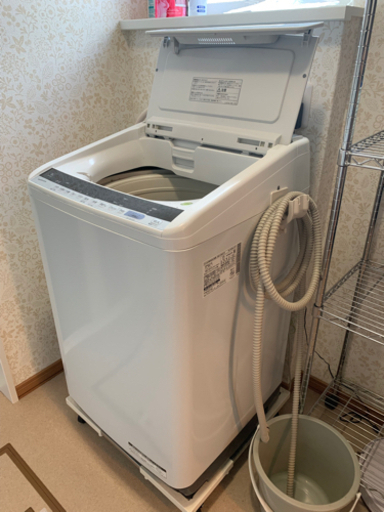 全自動洗濯機　BW-V80C(W)日立ビートウォッシュ8kg 2018年製