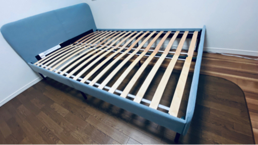 IKEA SLATTUM セミダブルベッド　組み立てのみ　未使用