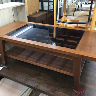 シギヤマ家具のローテーブル（ブラウン）です。【トレファク東大阪店】