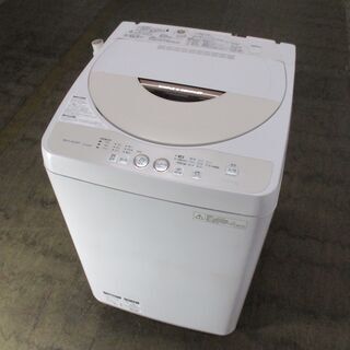 【中古品】SHARP　全自動洗濯機　4.5㎏　ES-GE45P-C