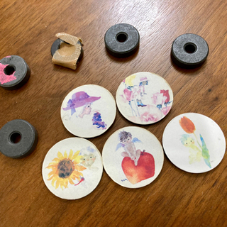 岩崎ちひろ展で買ったマグネット　他マグネットセット