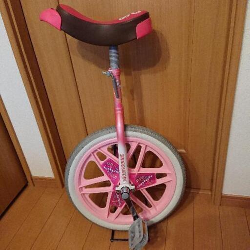 ブリジストン⭐18インチ一輪車⭐可愛いピンク⭐スタンド付きです！