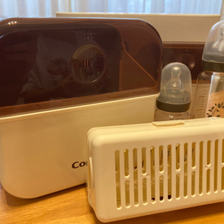 Combi コンビ 除菌じょ〜ずα 哺乳瓶2本 セット 電子レンジ除菌 赤ちゃん ベビー の画像