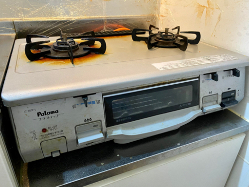 【取引完了】Paloma(パロマ) ガステーブル、プロパンガス IC-800F-L LPG