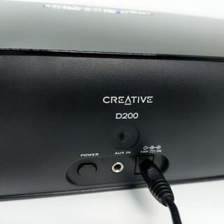CreativeワイヤレスBluetoothスピーカー ブラックの画像
