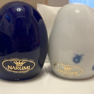 未使用☆NARUMI CHINA ナルミチャイナ フクロウ 塩コショウセットの画像